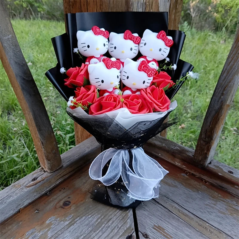 Hello kitty plushie bouquet