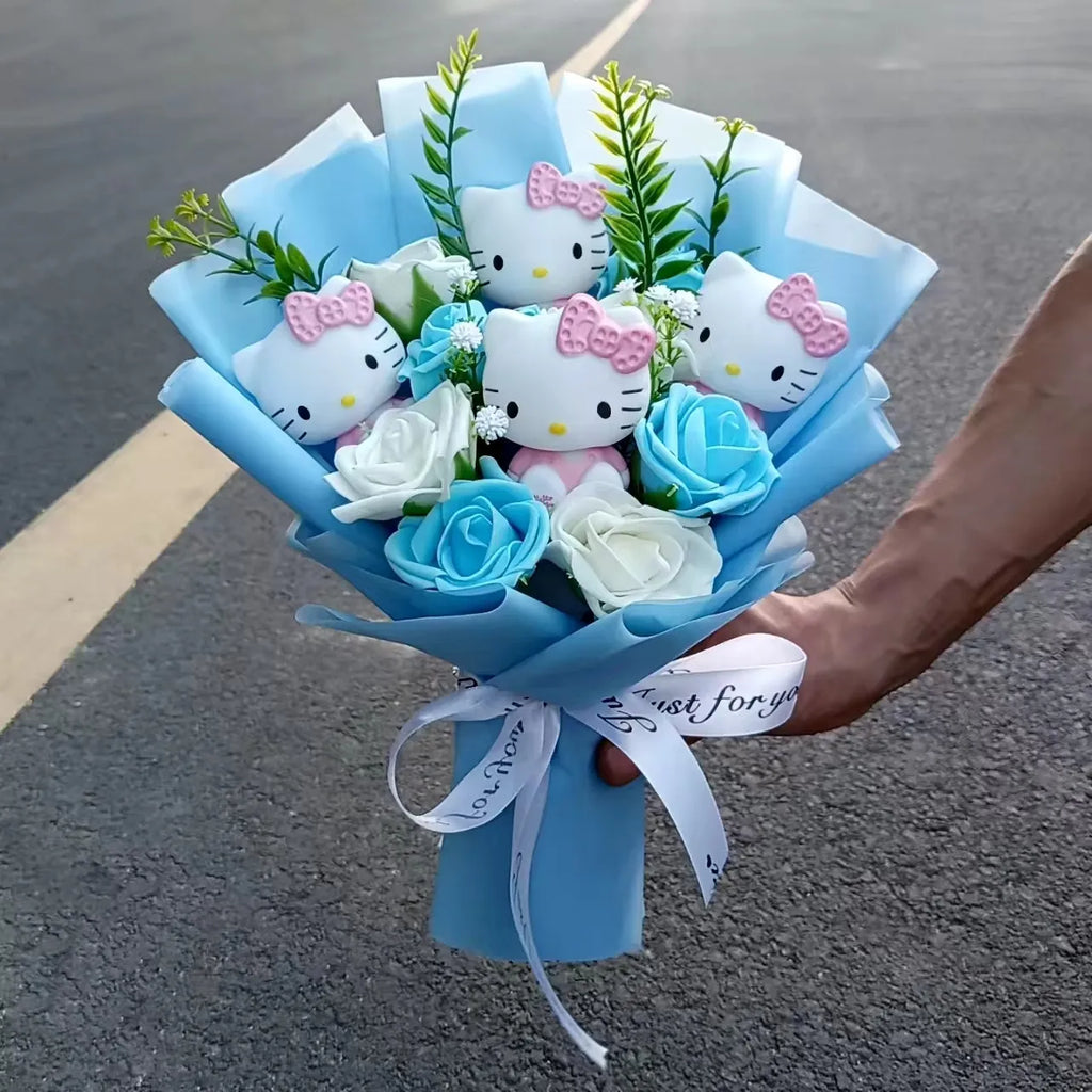 Hello kitty plushie bouquet