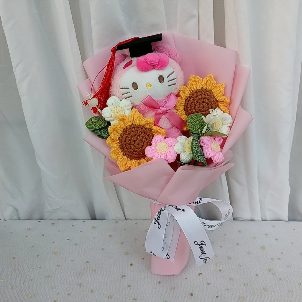 Hello kitty plushie bouquet
