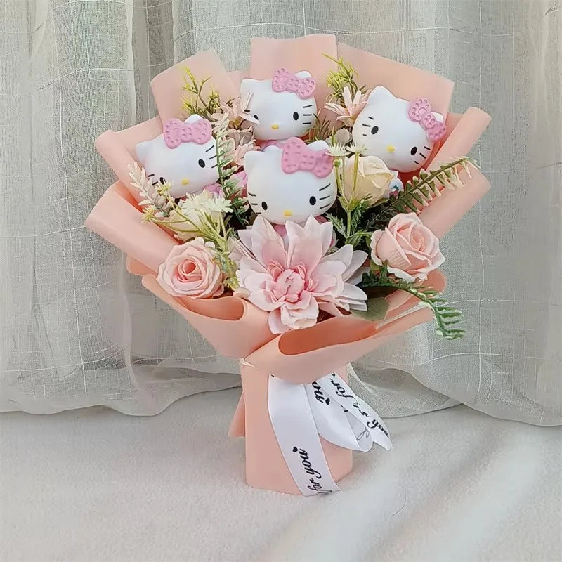 Hello kitty plushie bouquet