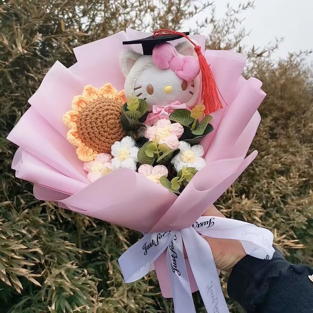 Hello kitty plushie bouquet