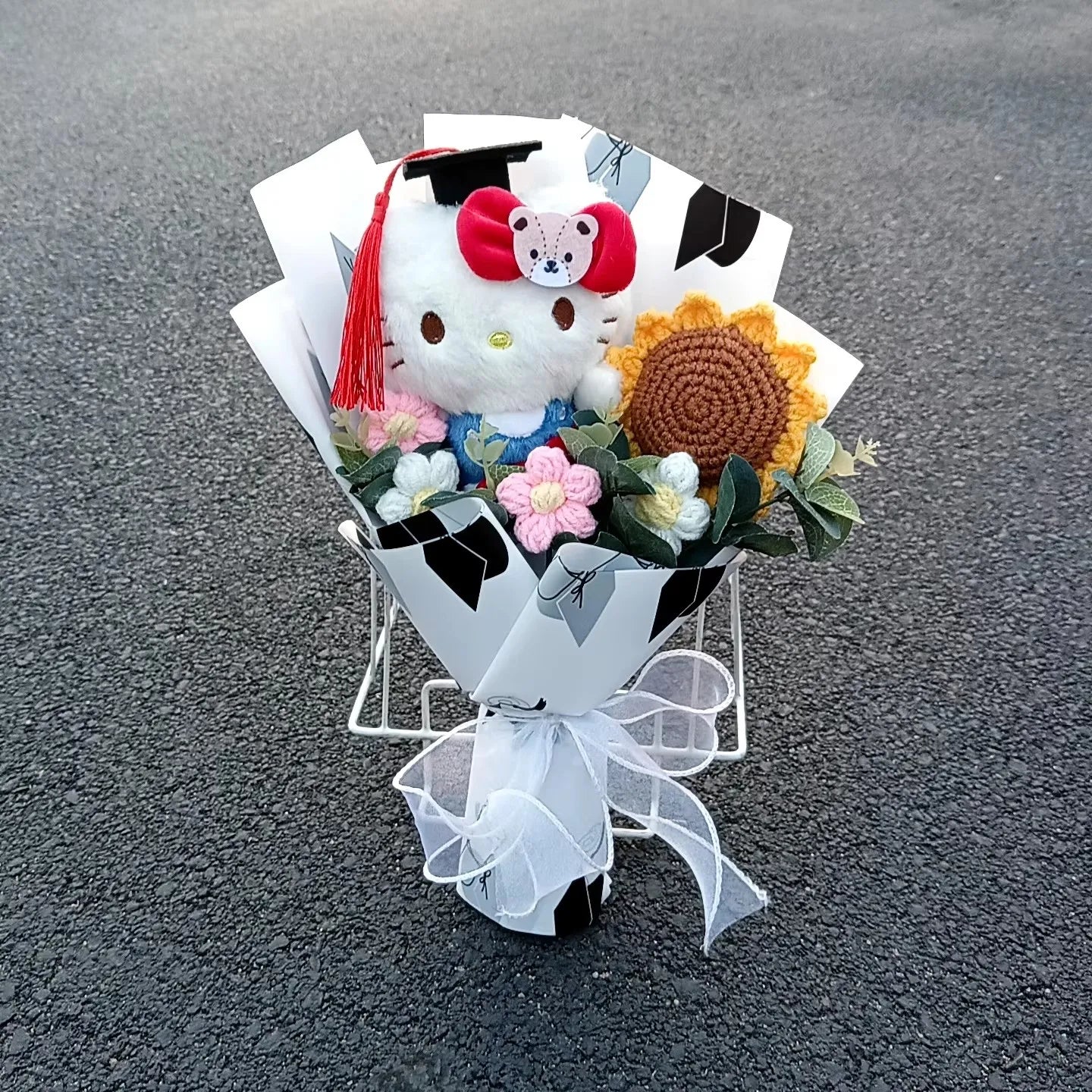 Hello kitty plushie bouquet