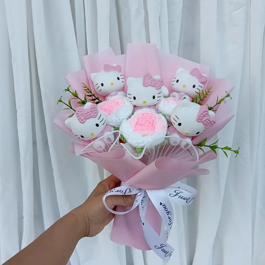 Hello kitty plushie bouquet