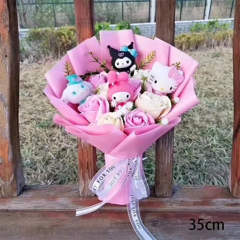 Hello kitty plushie bouquet
