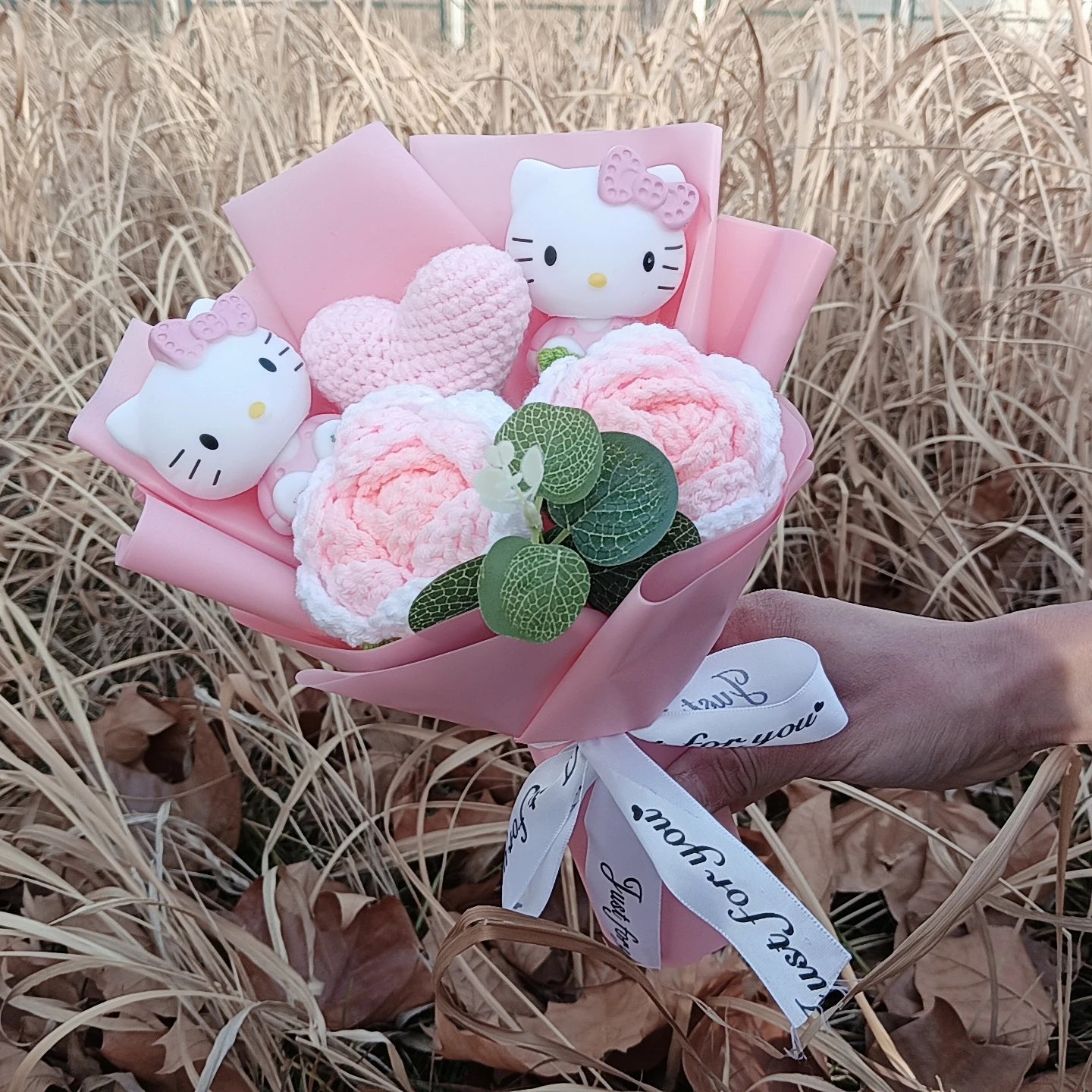 Hello kitty plushie bouquet