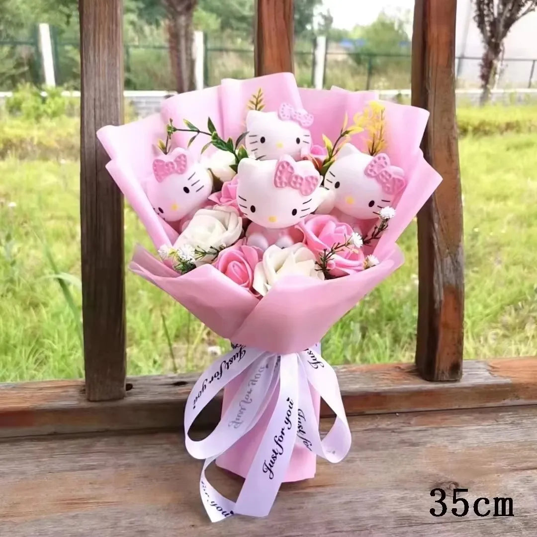 Hello kitty plushie bouquet