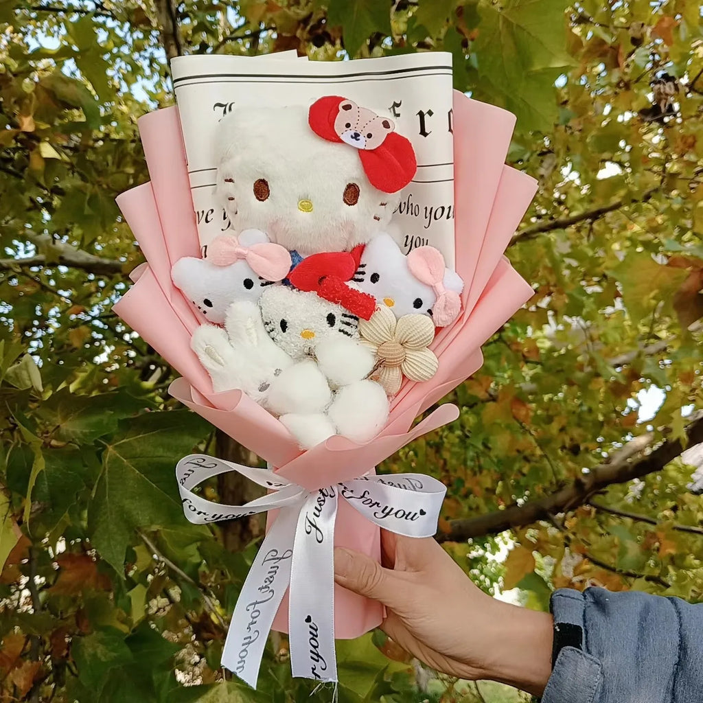 Hello kitty plushie bouquet
