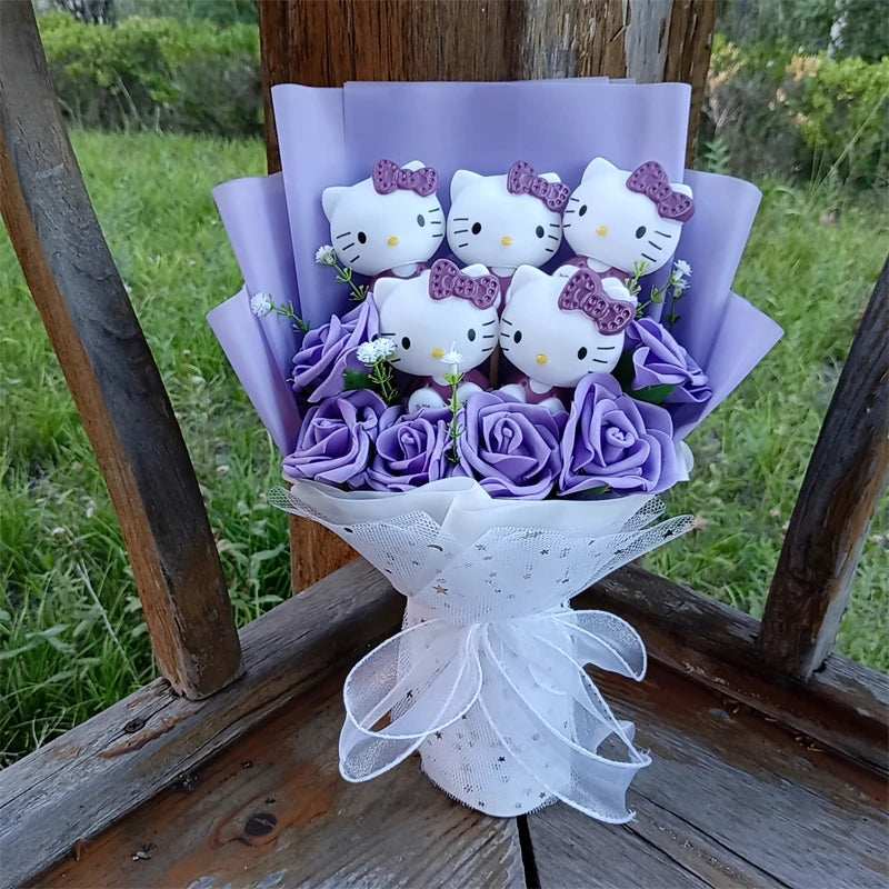 Hello kitty plushie bouquet