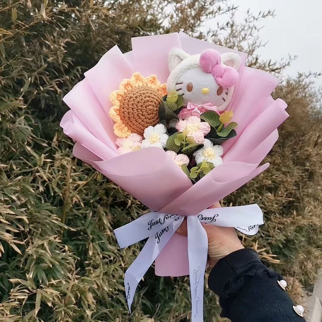 Hello kitty plushie bouquet
