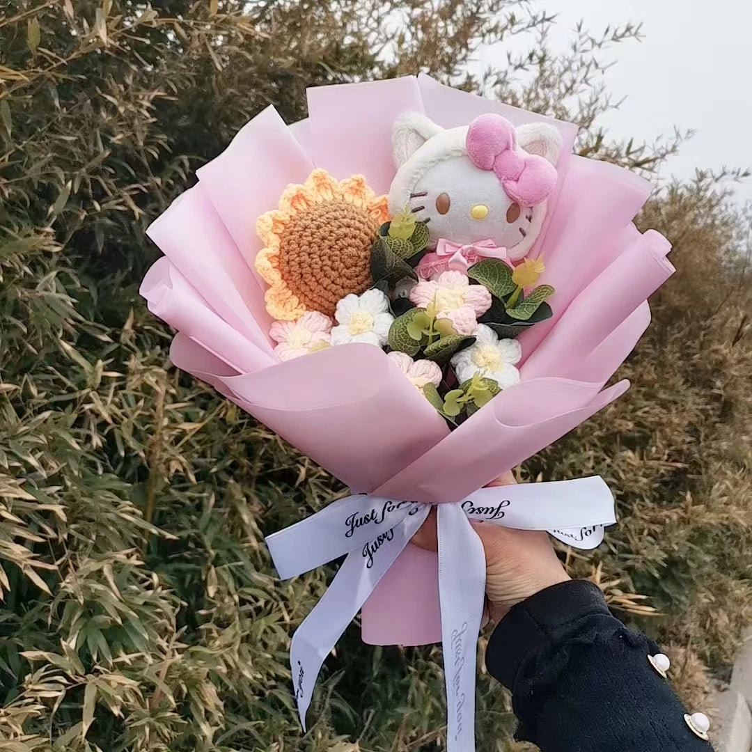 Hello kitty plushie bouquet