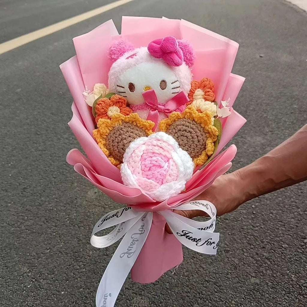 Hello kitty plushie bouquet