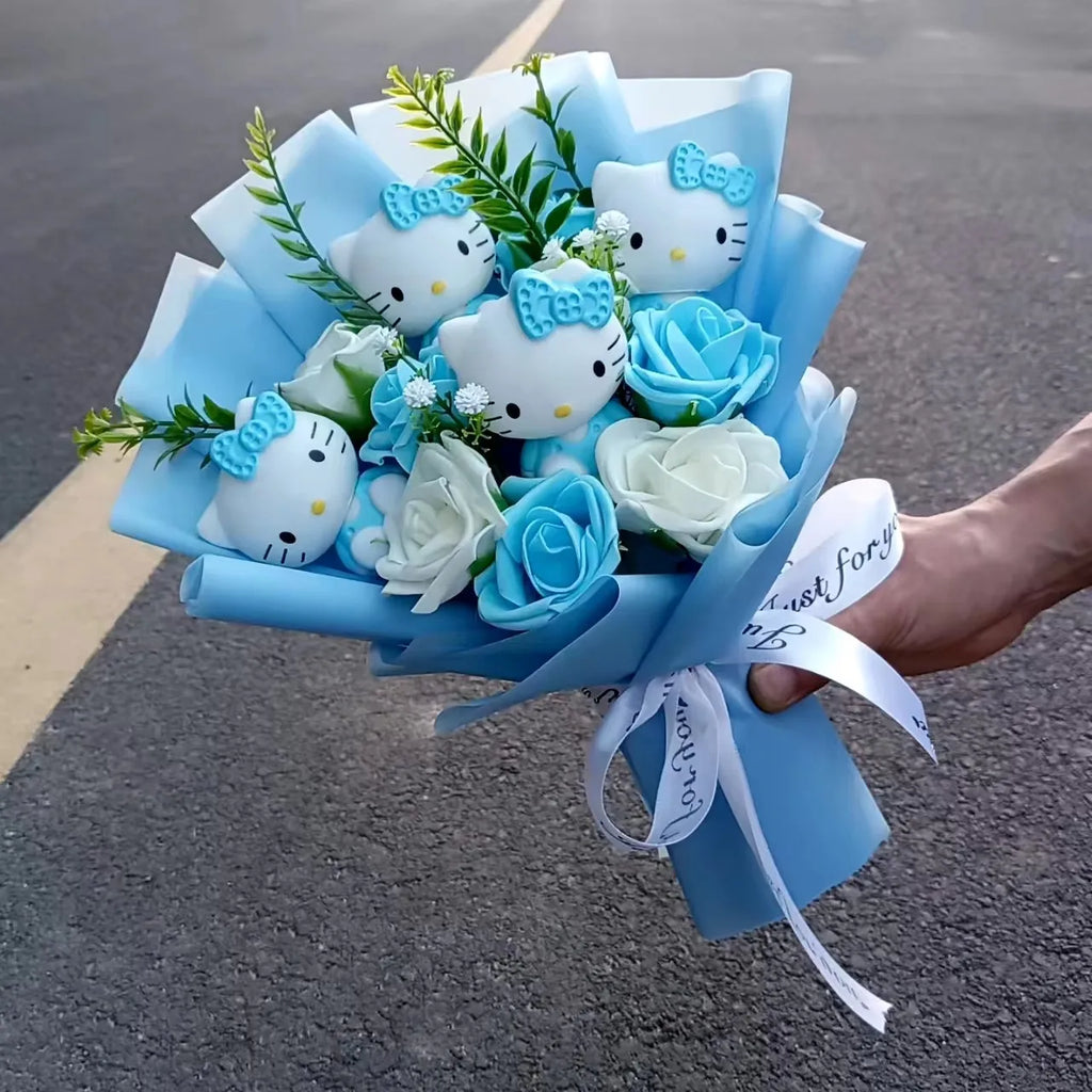 Hello kitty plushie bouquet