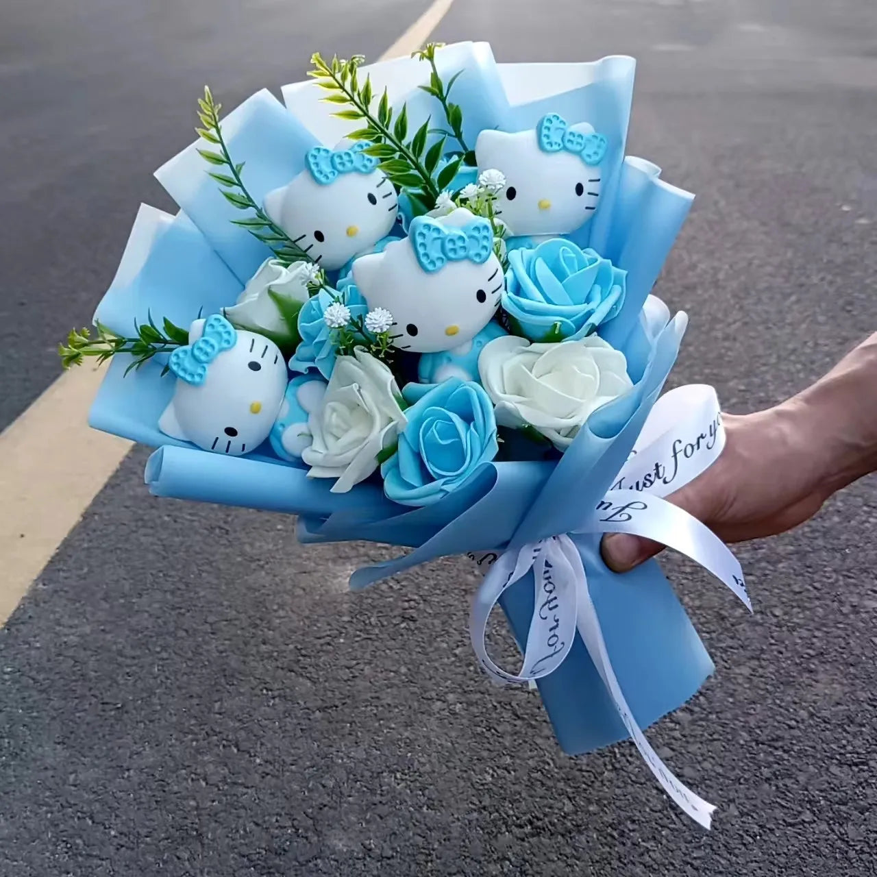 Hello kitty plushie bouquet